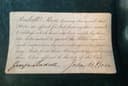 Rudall & Rose 3463 - Certificate